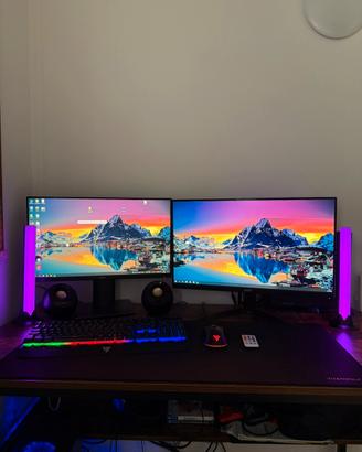 pc  gaming + due monitor