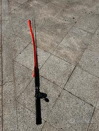 Canna da traina con il vivo Shimano 12 libbre