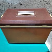 Borsa frigo vintage con coperchio