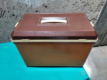 Borsa frigo vintage con coperchio