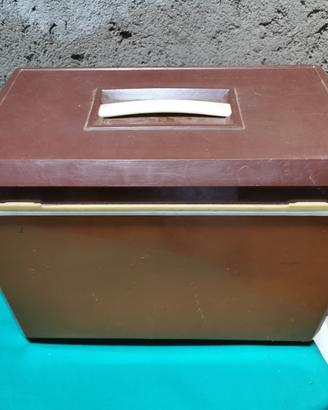 Borsa frigo vintage con coperchio