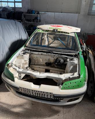 scocca con Rollbar Peugeot 106 da autocross