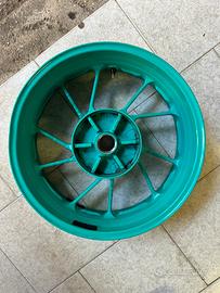 Ruota posteriore lega MT 07 cyan storm dark