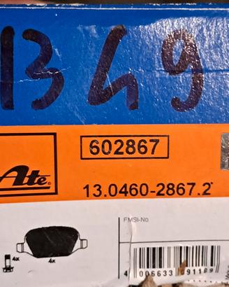 Pastiglie freno  fiat lancia alfa romeo