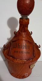 Bottiglia whisky rivestita di cuoio,F.lli Berardi