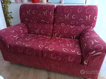 Divano 2 posti in tessuto sfoderabile