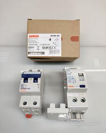 Gewiss GW94403 + GW92047 Differenziale Magnetoterm