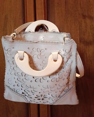 borsa pelle Alberta Ferretti 