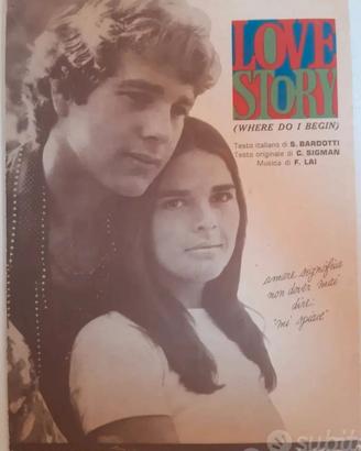 Spartito film "Love Story" - 1970