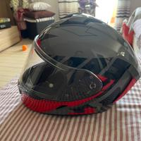 Casco airoh spark rise red