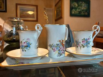 Set caffe/the in porcellana - Dipinto a mano