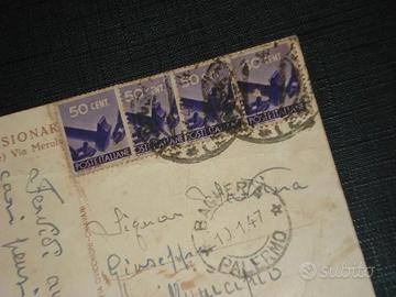 cartolina postale san s. antonio abate francobolli