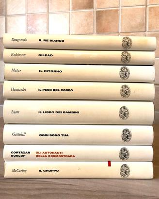 Lotto otto libri Supercoralli Einaudi