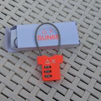 Luchetto sun 68 combinazone acciaio.