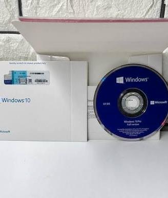 LICENZA Windows 10 32/64 Bit DvD + sticker COA ITA