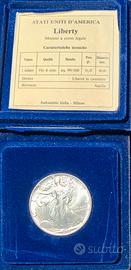 American Silver Eagle 1$ Argento 999 con Cofanetto