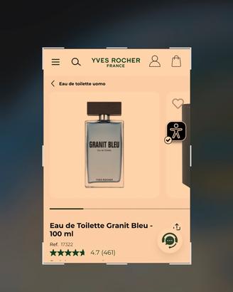 Eau de Toilette Granit Bleu - 100...
