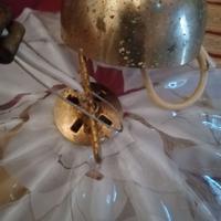 Lampadario semi globo Murano