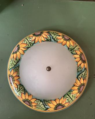 Lampadario plaffoniera da cucina con placche