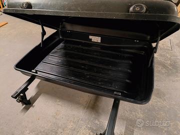 box tetto 320lt + barre portatutto + catene neve