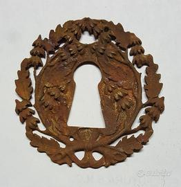Applique decoro antico per serratura