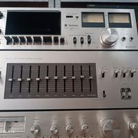 Deck Technics RS-615US & Equalizzatore JVC Sea-50
