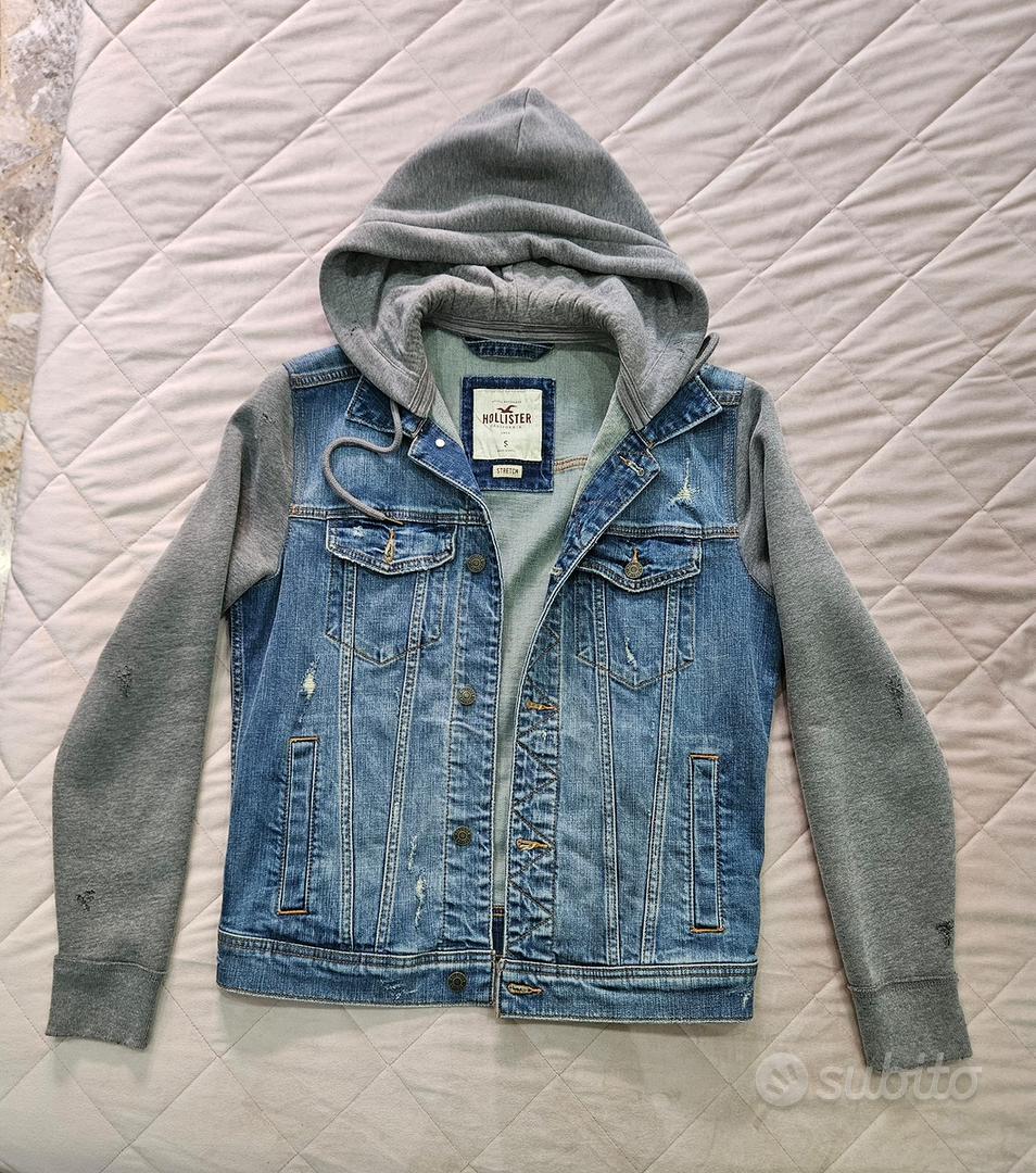 Giacca denim felpa Hollister Abbigliamento e Accessori In vendita a Lecce