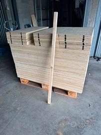 Listelli legno piano legno abete