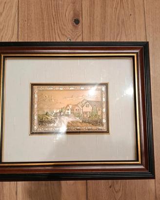Quadro bassorilievo in Lamina d'Argento