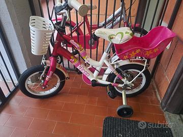 Bici bimba con rotelle