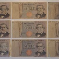 GIRO COMPLETO 1000 LIRE GIUSEPPE VERDI