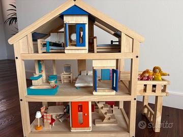 Casa bambole legno Città del Sole