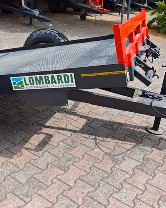 RIMORCHIO 35Q 300X150 PORTA CINGOLI CARRELLO PORTA