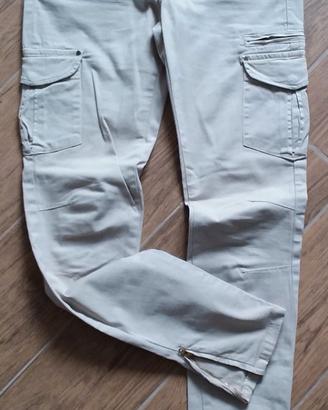 Pantalone cargo in cotone stretch Gaudi jeans, tag