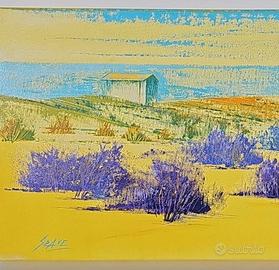 Mario Soave, Dune, Olio su tela 60x30x4,5