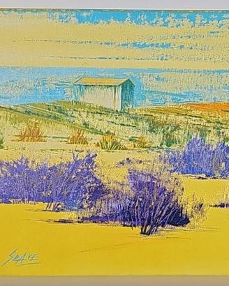 Mario Soave, Dune, Olio su tela 60x30x4,5