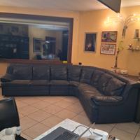 divano pelle ad angolo Divani &Divani by Natuzzi