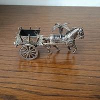 Miniatura vintage in argento 800