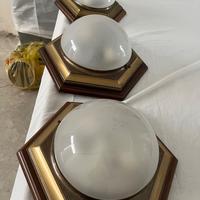 Plafoniere legno color bronzo