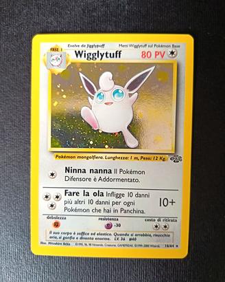 Wigglytuff Rara Holo Jungle ita 1999 WOTC