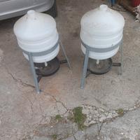 due abbeveratoi nuovi per Galline e uccelli 