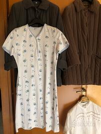 2 giacche tg 46 più camicia da notte tg S 100% cot