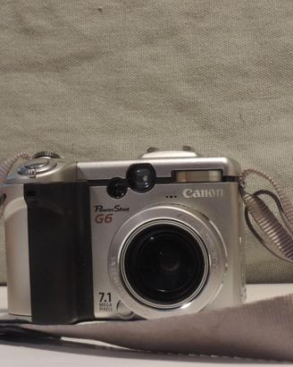 Canon powershot G6, sensore CCD da 7,1 MP