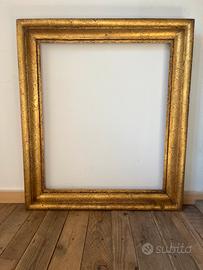 Cornice di legno, dorato