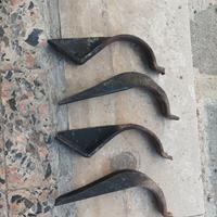 staffe reggi marmitta + Carter  fiat 500 epoca 