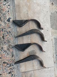 staffe reggi marmitta + Carter  fiat 500 epoca 