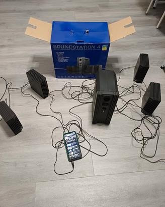 casse 4 più sub woofer per console