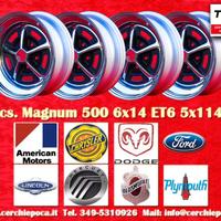 4 Cerchi Magnum 500 6x14 ET6 PCD 5x114.3