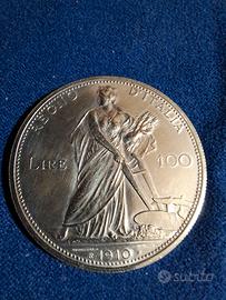 Riproduzione 100 lire del 1910