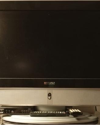 TV 26" Hantarex + Decoder DVB T2